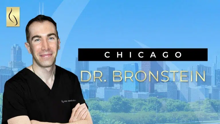 A YouTube video cover showing Joel Bronstein, MD, a plastic surgeon.