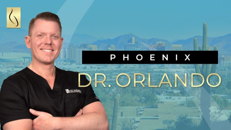 A YouTube video cover showing Marc Orlando, MD, a plastic surgeon.
