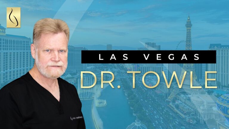 A YouTube video cover showing Dana Towle, MD, a plastic surgeon.