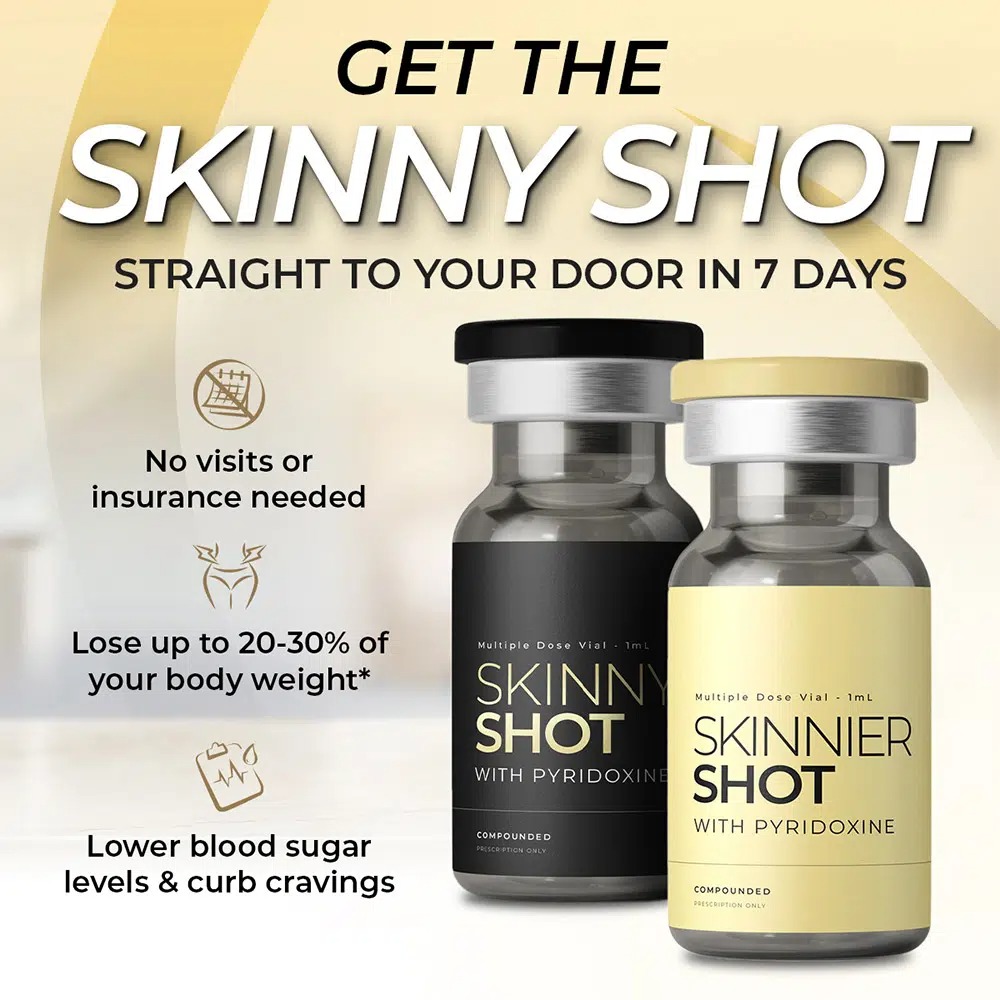Medical professional holding weight loss injection vial